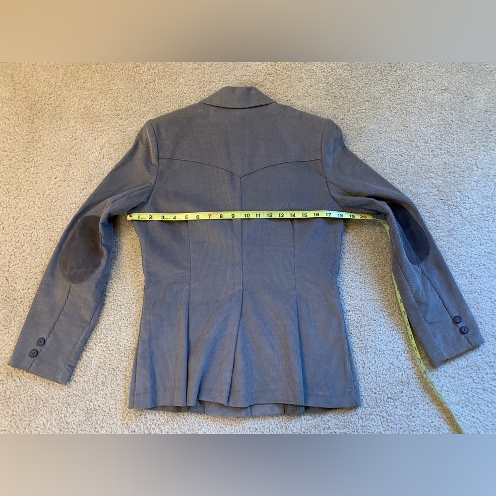 Vintage Corduroy Gray Blazer by Wrangler - Picture 9 of 12